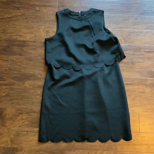 Black Scalloped Dress
